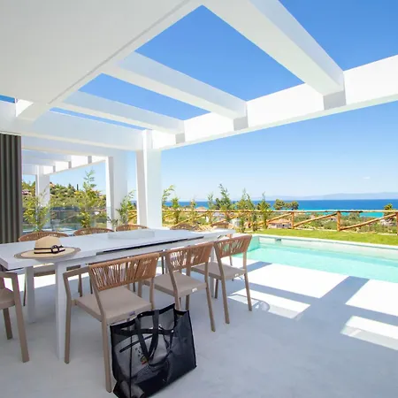 ヴィラ Olive Grove Panorama Suites-luxury Sea View In Halkidiki *