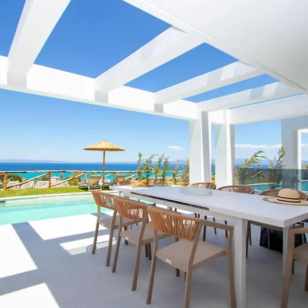 빌라 Olive Grove Panorama Suites-luxury Sea View In Halkidiki 하니오티