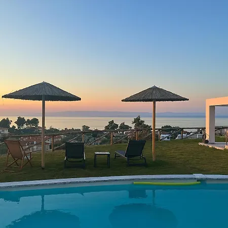 Olive Grove Panorama Suites-luxury Sea View In Halkidiki 빌라
